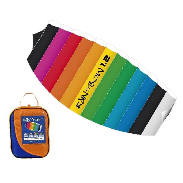 Ακροβατικός χαρταετός (stunt kite) τύπου foil, Rainbow 1.2 της Rhombus.