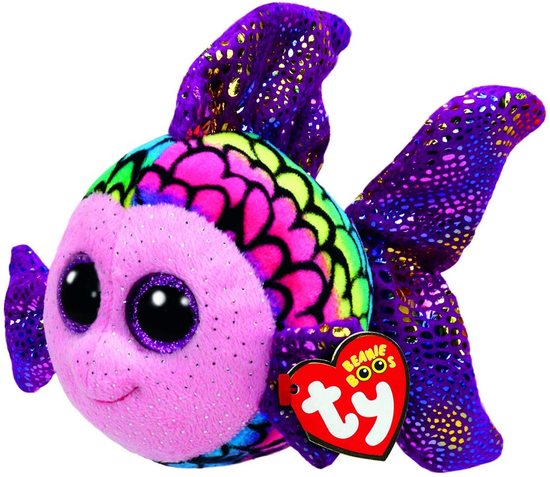 Ty λούτρινη φιγούρα TY37242– Beanie Boos – ψάρι- Flippy 18 εκατοστά