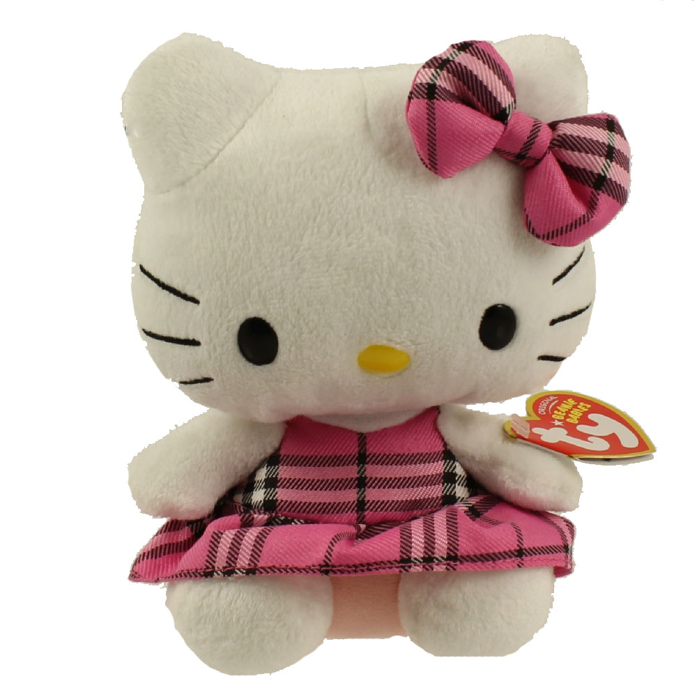 TY Λούτρινη Φιγούρα – Beanie Baby – Hello Kitty – 15 εκ.
