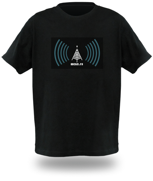 Μπλουζάκι με Φωτιζόμενη Στάμπα Wi-Fi