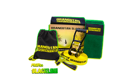 Ιμάντας ισορροπίας Orangutan Slackline Εξωτερικού Χώρου