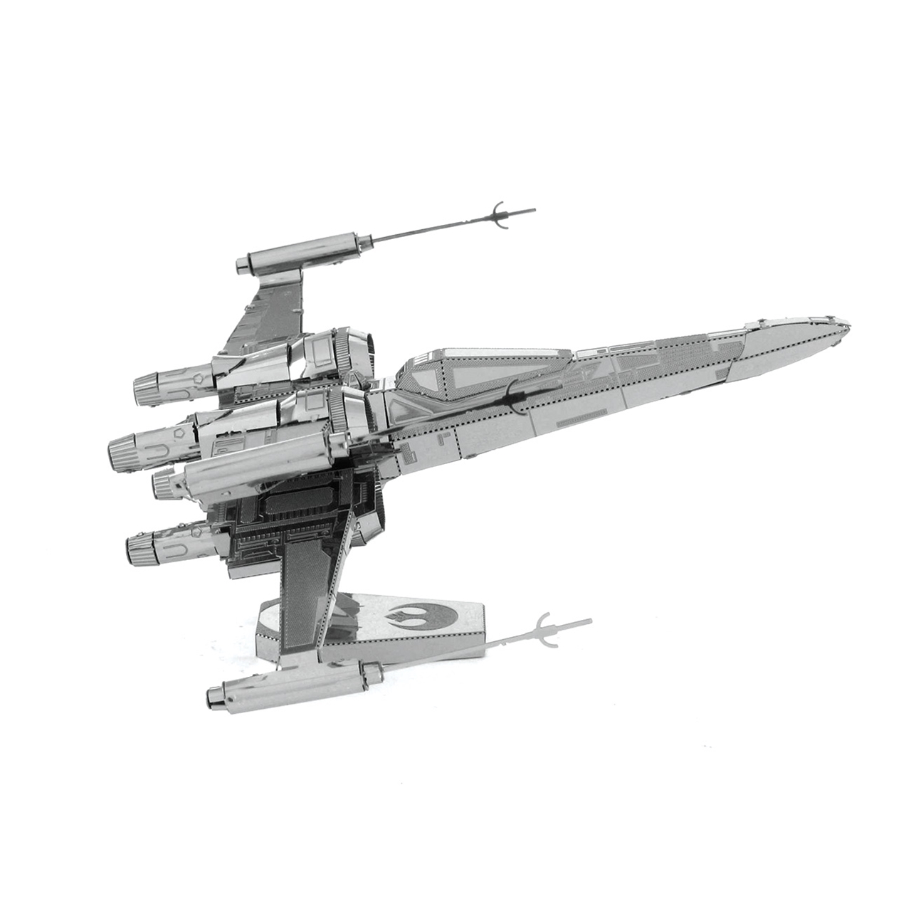 Metal Earth Poe Dameron's X-Wing Fighter πλαϊνή εμπρός όψη