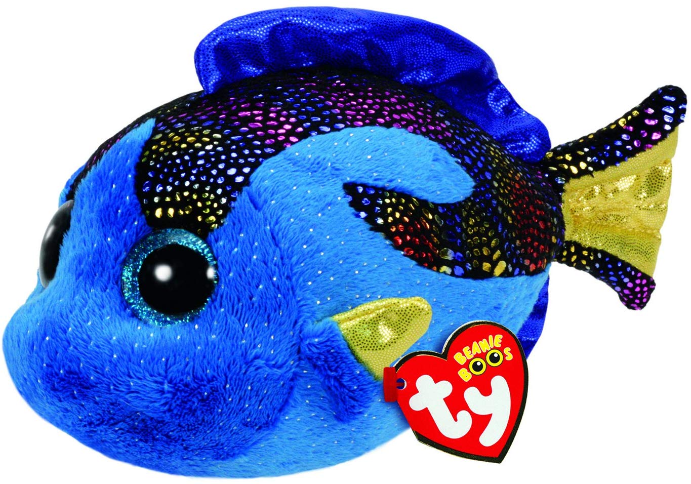 TY Λούτρινη Φιγούρα – Beanie Boo – Ψαράκι Aqua – 15 εκ.