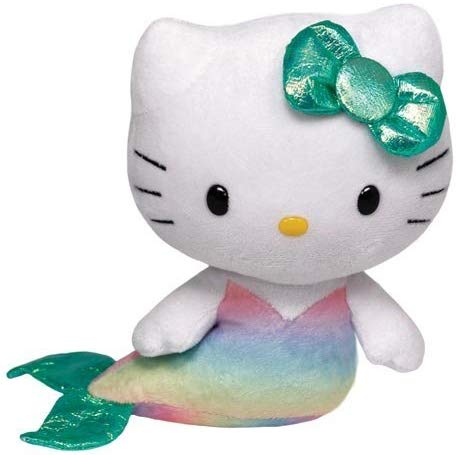 TY Λούτρινη Φιγούρα – Beanie Baby – Hello Kitty Γοργόνα – 15 εκ.