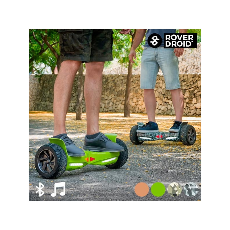 Electric Hoverboard Bluetooth Scooter with Rover Droid Stor 190 Speaker