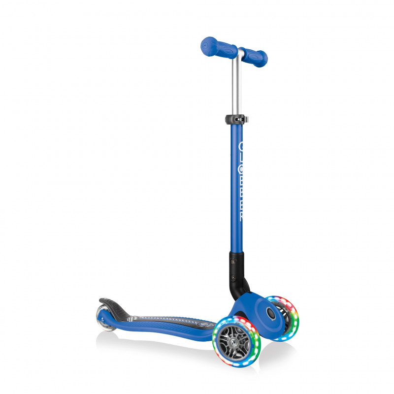 Globber Scooter Junior Foldable Fantasy Lights Racing Navy Blue (433-100)