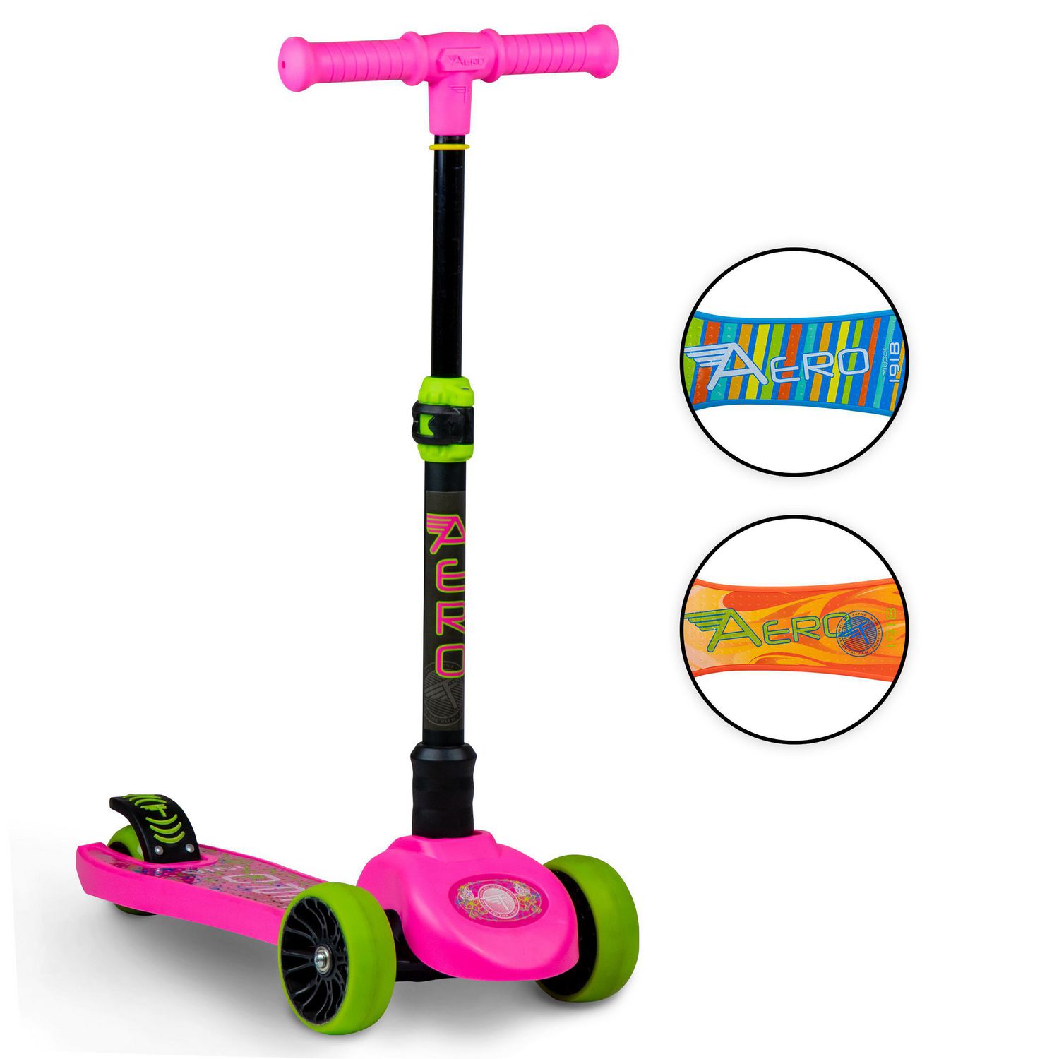 Flybar Aero 3-Wheel Scooter pink 5798