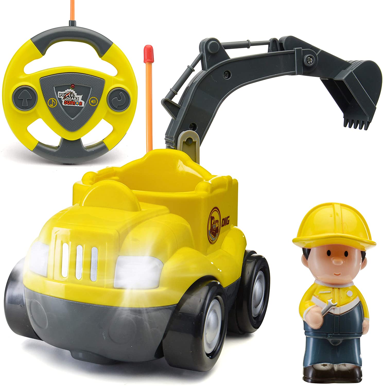 Flybar Power Gearz Junior – Παιδικό Τηλεκατευθυνόμενο Αυτοκίνητο Εκσκαφέας