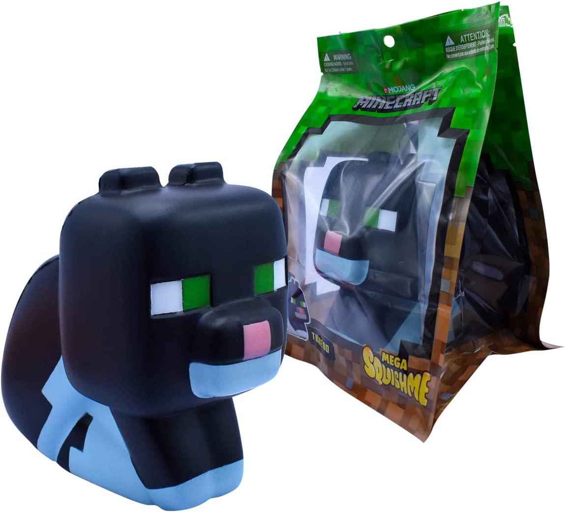 Συλλεκτική φιγούρα Minecraft Mega SquishMe – Series 2 Tuxedo Cat