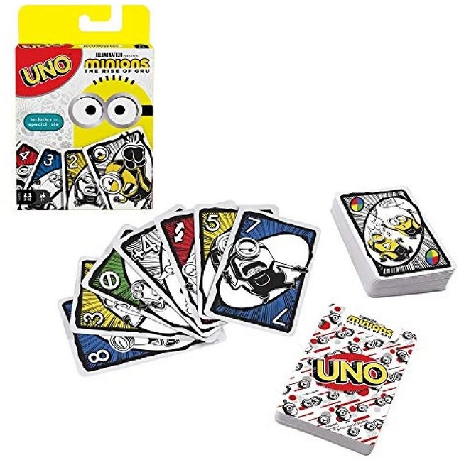 UNO επιτραπέζιο CARD GAME MINIONS RISE OF GRU