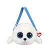 TY Λούτρινη Φιγούρα Τσαντάκι Ώμου - Beanie Boo - Φώκια Icy - 20 εκ.