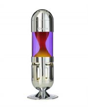 Mathmos - Κηροπήγιο Lava Lamp Pod Candle - Μωβ / Πορτοκαλί