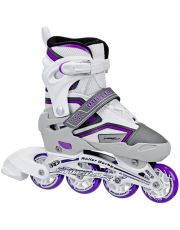 Ρυθμιζόμενα Roller Blades Stingray R7 της Roller Derby – Λευκό/Lilac