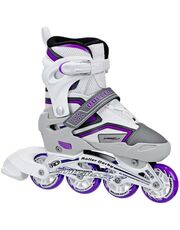 Ρυθμιζόμενα Roller Blades Stingray R7 της Roller Derby – Λευκό/Lilac - Small