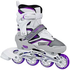 Ρυθμιζόμενα Roller Blades Stingray R7 της Roller Derby – Λευκό/Lilac - Small