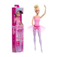 Κούκλα Barbie Μπαλαρίνα με Ξανθά μαλλιά και Ροζ Κουστούμι.