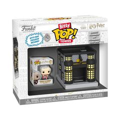 Συσκευασία Bitty Bop! Towns με φιγούρα του Garrick Ollivander και το Wand Shop του.