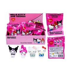 Hello Kitty & Friends: Σακουλάκι Blind Bag με 3D γόμα-έκπληξη σε διαφορετικά σχέδια.