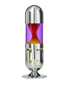 Mathmos - Κηροπήγιο Lava Lamp Pod Candle - Μωβ / Πορτοκαλί