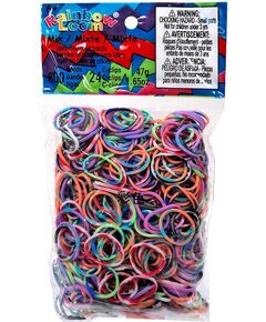 Πολύχρωμα Λαστιχάκια για τον Αργαλειό Rainbow Loom