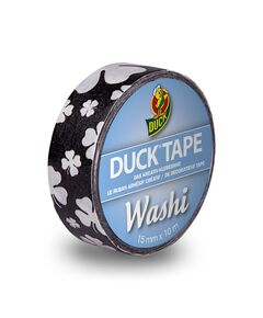 DuckTape Washi DuckTape Black Cloverleaf