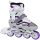 Ρυθμιζόμενα Roller Blades Stingray R7 της Roller Derby – Λευκό/Lilac - Small