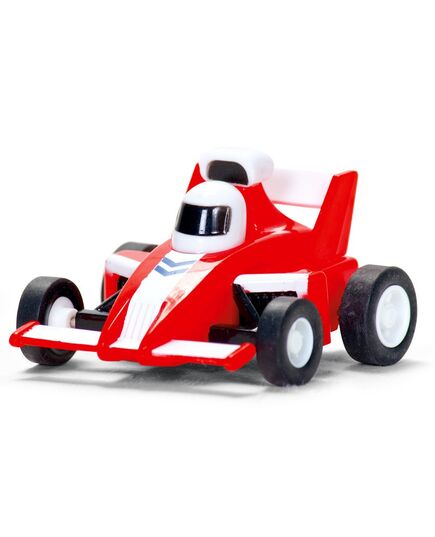 Μικρογραφία αγωνιστικού αυτοκινήτου formula σε κόκκινο χρώμα