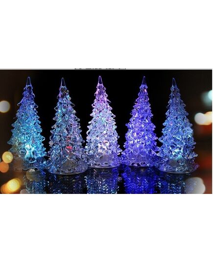 Χριστουγεννιάτικα δέντρα μινιατούρες με εναλλασσόμενο φωτισμό