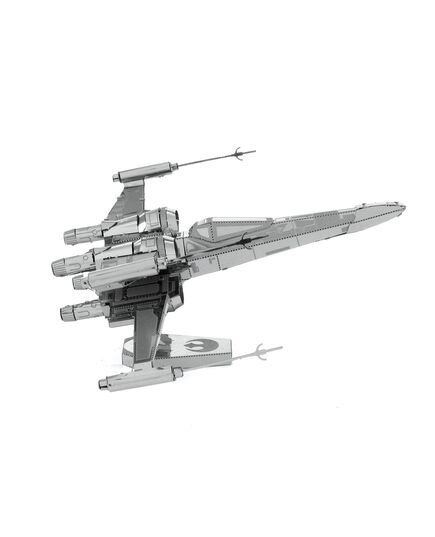 Metal Earth Poe Dameron's X-Wing Fighter πλαϊνή εμπρός όψη
