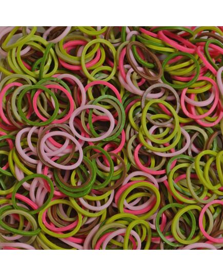 Ροζ Καμουφλάζ Λαστιχάκια για τον Αργαλειό Rainbow Loom