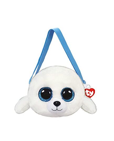 TY Λούτρινη Φιγούρα Τσαντάκι Ώμου - Beanie Boo - Φώκια Icy - 20 εκ.