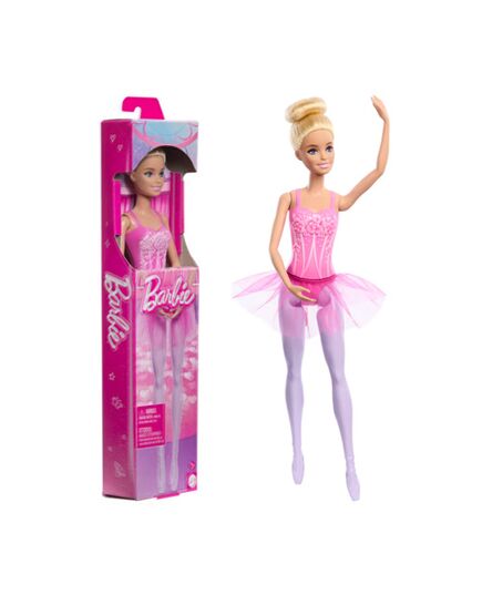 Κούκλα Barbie Μπαλαρίνα με Ξανθά μαλλιά και Ροζ Κουστούμι.