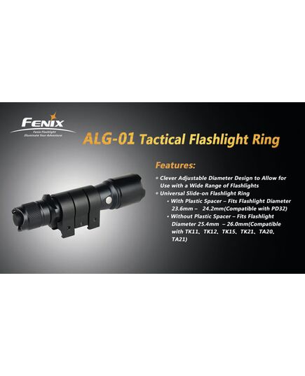 Fenix ALG-01 Tactical Flashlight Ring Χαρακτηριστικά 2