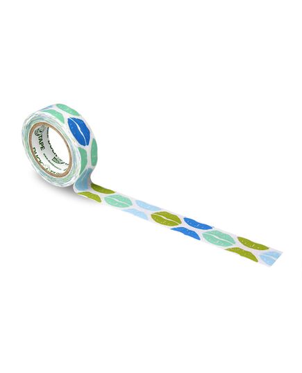 DuckTape Washi Aqua Kiss ξεδιπλωμένη