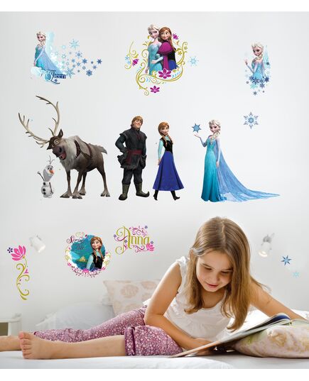 Αυτοκόλλητα για παιδικό δωμάτιο με φιγούρες Frozen