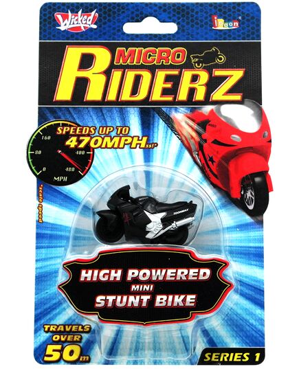 Μοτοσυκλέτα Micro Riderz μαύρο χρώμα