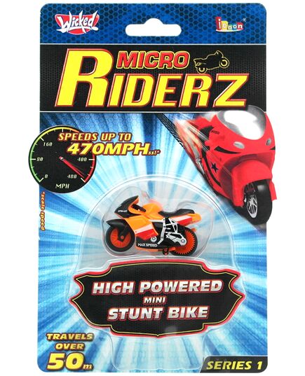 Μοτοσυκλέτα Micro Riderz πορτοκαλί χρώμα