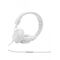 Ακουστικά Wesc Piston Street σε λευκό χρώμα μπροστινή όψη με handsfree