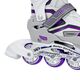 Ρυθμιζόμενα Roller Blades Stingray R7 της Roller Derby – Λευκό/Lilac - Φρένο