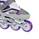 Ρυθμιζόμενα Roller Blades Stingray R7 της Roller Derby – Λευκό/Lilac - Τροχοί