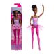 Mattel Barbie Κούκλα - Μελαχρινή Μπαλαρίνα με καστανά μαλλιά και ρόζ κουστούμι.