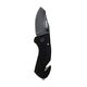 Πτυσσόμενος Σουγιάς Knife Short με Κόπτη Ζώνης και Θραύστη Τζαμιών και μαύρη λαβή.
