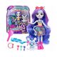 Κούκλα Mattel Enchantimals Μακριά Μαλλιά Zermirah Zebra και Grainy με αξεσουάρ και βουρτσάκι.