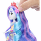 Κούκλα Mattel Enchantimals με εξτρά γαλάζιο εξτένσιον μαλλιών.