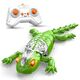 Πράσινη Τηλεκατευθυνόμενη Σαύρα Gecko που Σκαρφαλώνει σε Τοίχους με Χειριστήριο σε λευκό φόντο.