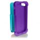 Ballistic Shell Gel Series Case Purple/Teal για iPhone 5 Μοβ Θαλασσί 2 Κομμάτια